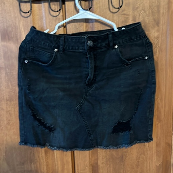 Wild Fable black Jean skirt - Picture 1 of 5